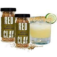 Red Clay Spicy Margarita Salt, 4 ounce (Pack of 2)