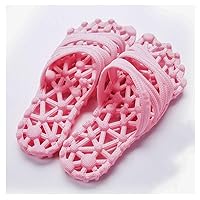 Home Shoes Indoor Hollow Home Sandals and Slippers Summer Bathroom Bathing Soft Bottom Massage Slippers Available for Men and Women Womens Summer Slippers
