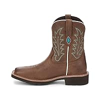 Justin Women's Gypsy EMA Wide Square Toe 8in Top Boot