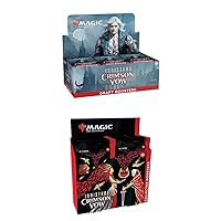 Magic The Gathering Innistrad: Crimson Vow Bundle – Includes 1 Draft Booster Box + 1 Collector Booster Box