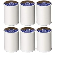 Dual Duty All Purpose Thread 400 Yards White 230-1 (6-Pack)