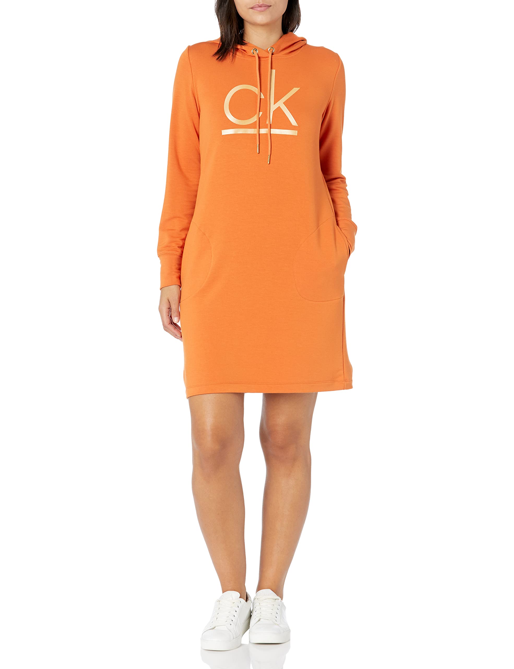 Mua Calvin Klein Women's Long Sleeve Hoodie Dress trên Amazon Mỹ chính hãng  2023 | Giaonhan247