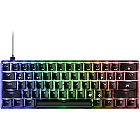 61 Keys RGB Wired Mechanical Gaming Keyboard with Audible Click Sound Blue Switches, Compact Mini Portable Computer Keyboard for Windows Gaming PC