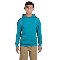 boys NuBlend Hooded Pullover Sweatshirt(996Y)-CALIFORNIA BLUE-M