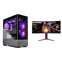 Skytech Gaming PC Desktop – Intel Core i7 12700F 2.1 GHz, NVIDIA RTX 4070 Ti & LG Ultragear QHD 34-Inch Curved Gaming Monitor 34GP63A-B, VA with HDR 10 Compatibility