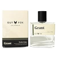 GUY FOX - Grant - Cologne For Men | Cactus, Cinnamon & Patchouli | Spicy, Aromatic Men's Cologne | Men's Fragrance | 1.7 Fl Oz