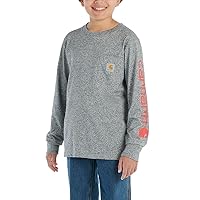 Carhartt Boys' Big Long-Sleeve Pocket T-Shirt