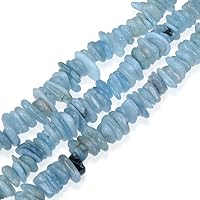 3 Strands Adabele Natural Blue Aquamarine Healing Gemstone 7-12mm Flat Coin Rondelle Loose Stone Beads (Total 45 Inch) for Jewelry Making GZ7-6