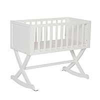 Luna/Haven Cradle, White , 37x19x31.5 Inch (Pack of 1)