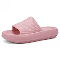 EQUICK Cloud Slides Pillow Slippers for Women and Men | Shower Slippers Bathroom Sandals | Ultra Soft | Cushioned Thick Sole | Indoor & Outdoor