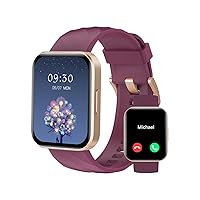 Smart Watches for Women Men (Answer/Make Calls) Compatible with iPhone/Android Phones, 1.85