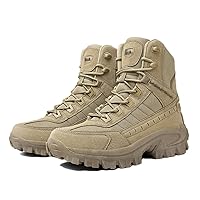Men Military Army Boots, Military Tactical Boots For Men, Outdoor Motocycle Ankle Boots, Work Safety Shoes