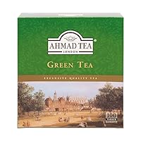 Green Tea, Green Tea Teabags 100 ct - Caffeinated & Sugar-Free