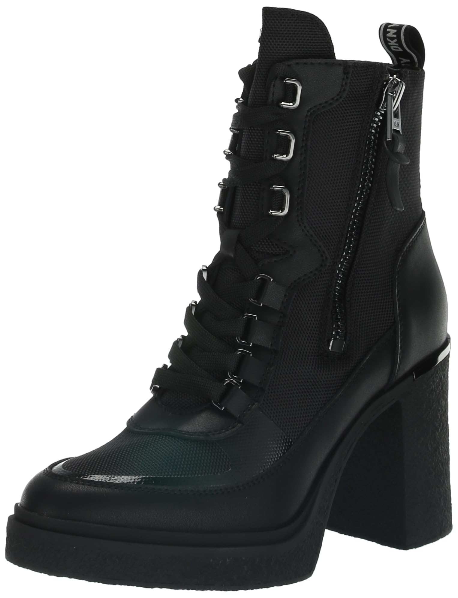 DKNY Women's Toia-Lace Up Boot Combat