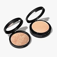 LAURA GELLER NEW YORK It Takes Two: Baked Double Take Full Coverage Foundation + Baked Balance-n-Brighten Color Correcting Foundation - Light