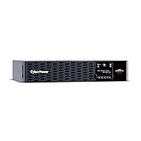 CyberPower PR750RT2UC Smart App Sinewave UPS System, 750VA/750W, 8 Outlets, 2U Rack/Tower, AVR, Built-in Cloud Monitoring