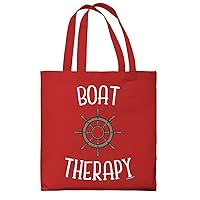 Boating Relief Canvas Tote Bag