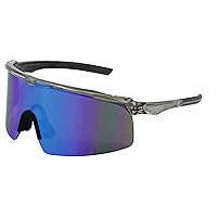 Global Glove Walleye Polarized Sports Safety Glasses, Performance Fog Technology Lens, Shatter and Abrasion Resistant