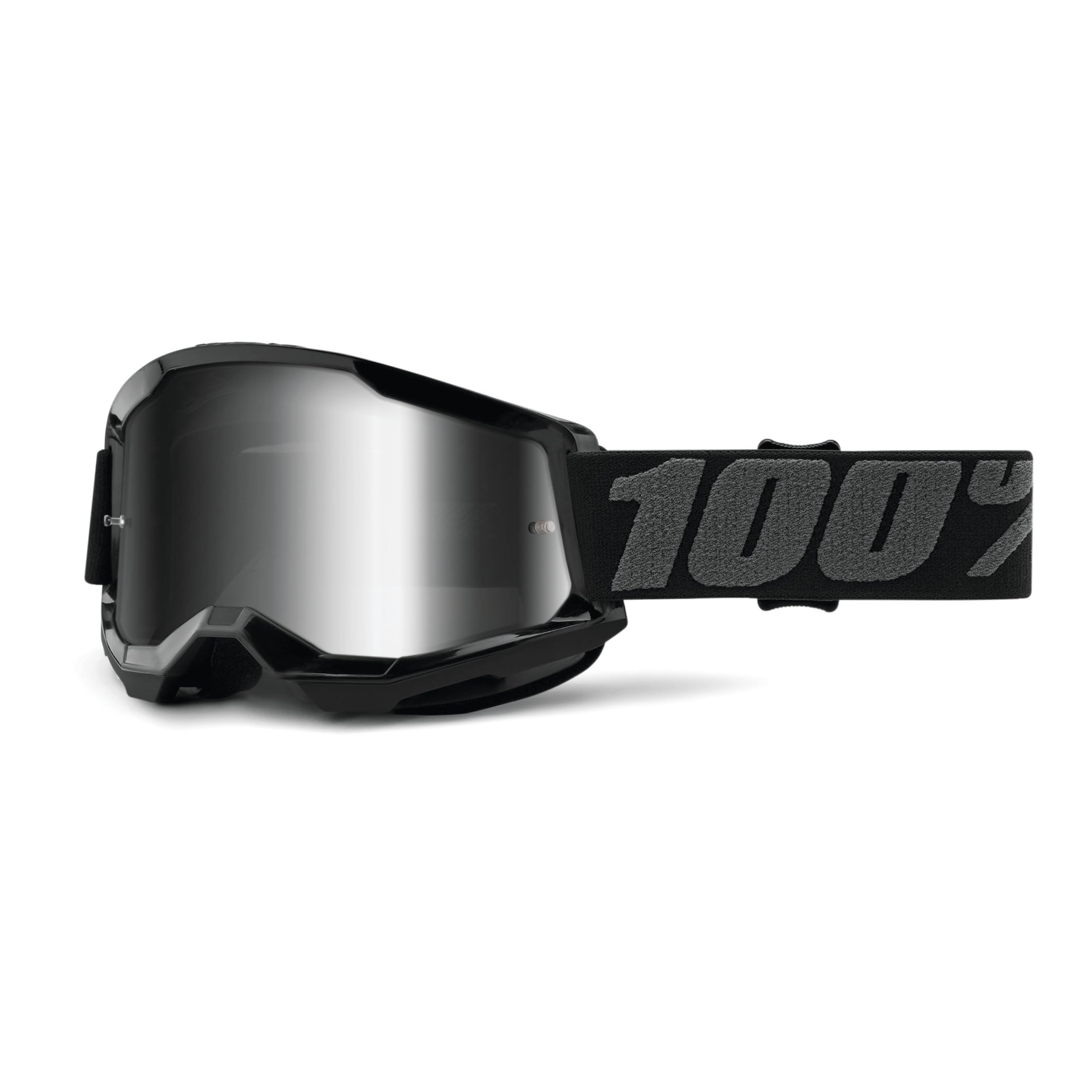 100% STRATA 2 Goggles - Sports Goggles for Motocross & Mountain Biking - Eyewear for Bike Riders - Motocross Goggles for Men