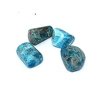Jet Energized Apatite Tumbled Stone 100 Grams A++ Approx. 0.75