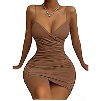 Ruched Bodycon Cami Dress
