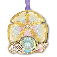 63926 Sand Dollar Collage Hanging Ornament