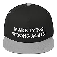Make Lying Wrong Again Hat (Snapback) Trump, Roger Stone, Mueller Probe Trending Cap