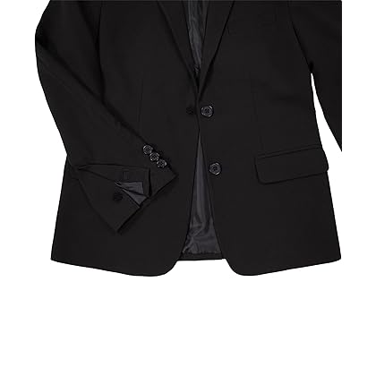 Van Heusen Boys' Adaptive Flex Stretch Suit Jacket, Faux Buttons & Velcro Closure