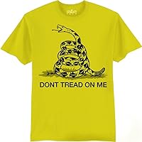 Don't Tread On Me Adult T-Shirt (T2S) YELLOW 2XL