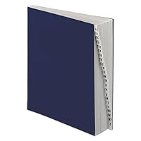 Pendaflex DDF3OX Expanding Desk File, A-Z, Letter Size, Acrylic-Coated Pressboard, Dark Blue