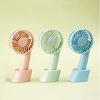 Portable Handheld Fan Small USB Fan Small Portable Quiet USB Desk Handheld Fan, vertice, (Color : Blue)