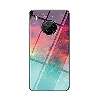 IVY Tempered Glass Starry Sky Case for Huawei Y9a Case - A