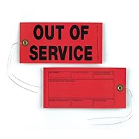 Out of Service Tags 50-pk. - 6.25