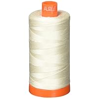 AURIFIL USA Aurifil 50wt Cotton 1,422yd-Muslin, 1422 yd, Muslin