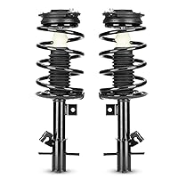 Front Left & Right Side Struts w/Coil Springs Shock Absorbers for 2007-2012 Nissan Sentra - 172378 172379 11454 86339 (Set of 2)