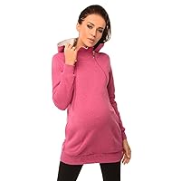 2in1 Pregnancy and Nursing Sweatshirt Hoodie Hooded Top 9052
