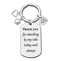 Maid of Honor Gift From Bride Bridesmaid Keychain Maid of Honor Proposal Gifts Wedding Jewelry for Bridesmaids Friends Sister in Law Appreciation Thank You Gift Bridal Party Bachelorette Party Gift