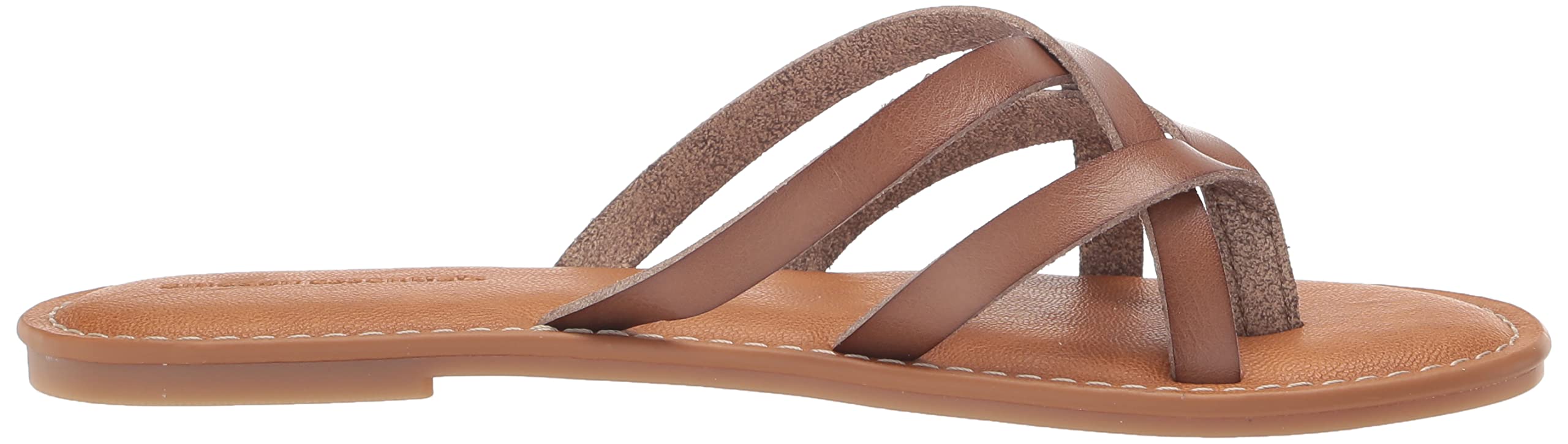 Amazon Essentials Women's Strappy Slide Flat Sandal