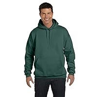 Hanes Cotton/Poly 10 oz Ultimate Cotton Hooded Sweatshirt in Deep Forest Green - XXX-Large