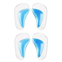2 Pairs Orthotics for Kids with Flat Feet Arch Support Insoles for Kids Flatfoot Inserts Correction Insoles Cushion Pads (S (for 1-3 Years Old Kids))