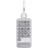 Smartphone Charm (Choose Metal) by Rembrandt| Metal| 14K White Gold