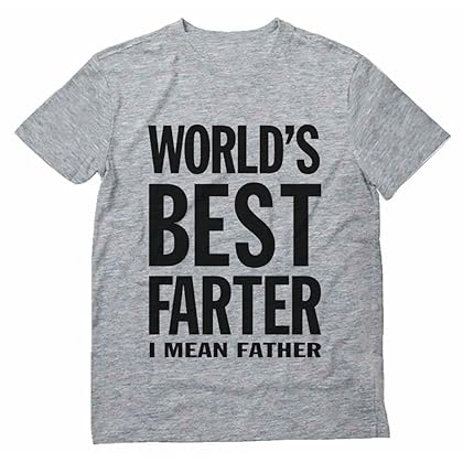 Dad Shirt Gifts for Dads Fathers Day World's Best Farter Funny T Shirts for Men