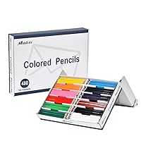 Madisi Colored Pencils Bulk - Pre-Sharpened - 12 Assorted Colors - 480 Bulk pack