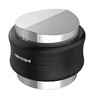 Normcore 53.3mm Coffee Distributor & Tamper - Dual Head Coffee Tamper Fits 54mm Breville Sage Portafilters - Built-in Spring Tamper - Adjustable Depth Leveler