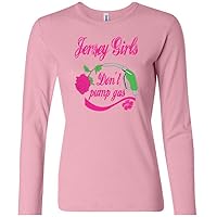 Ladies Funny T-Shirt Jersey Girls Don't Pump Gas Long Sleeve