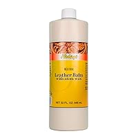 Leather Balm with Atom Wax 32oz - Wax top Finish for Leather