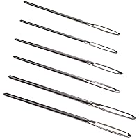 Lion Brand Yarn 400-5-5002 Large-Eye Blunt Needles, Set of 6,Silver