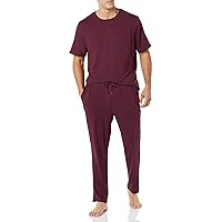 Amazon Essentials Men's Cotton Modal Pajama Set