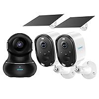2.4GHz Indoor Security Camera & 4MP Outdoor Camera Wireless 2 Pack