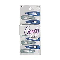 GOODY SNAP CLIPS METAL 10CT COOL